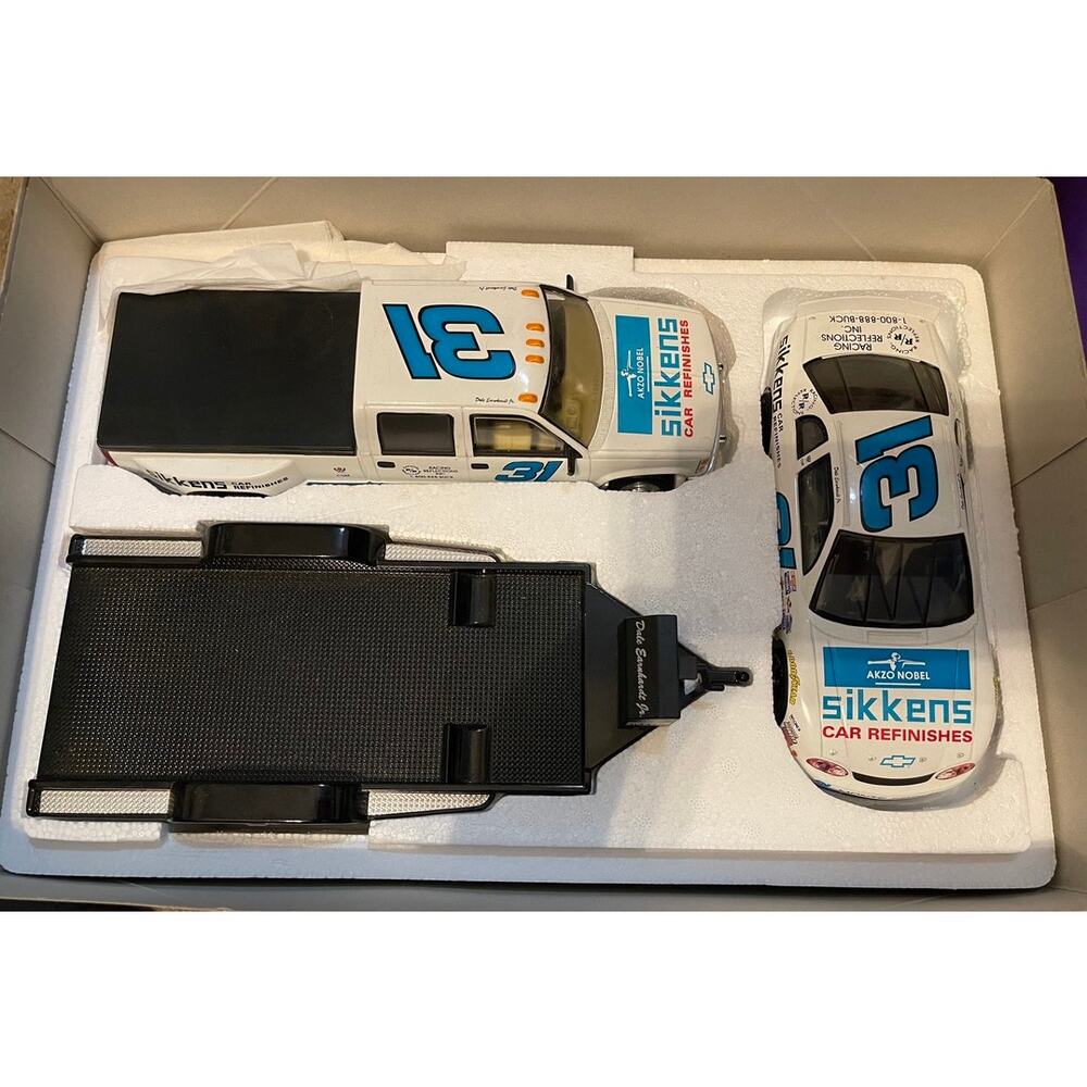 Rare Dale Earnhardt Jr. Collectibles Stock Car trailer truck limited edition Box